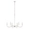 Z-Lite Arrington 6 Light Chandelier, Polished Nickel 2301-42PN - alternate 6